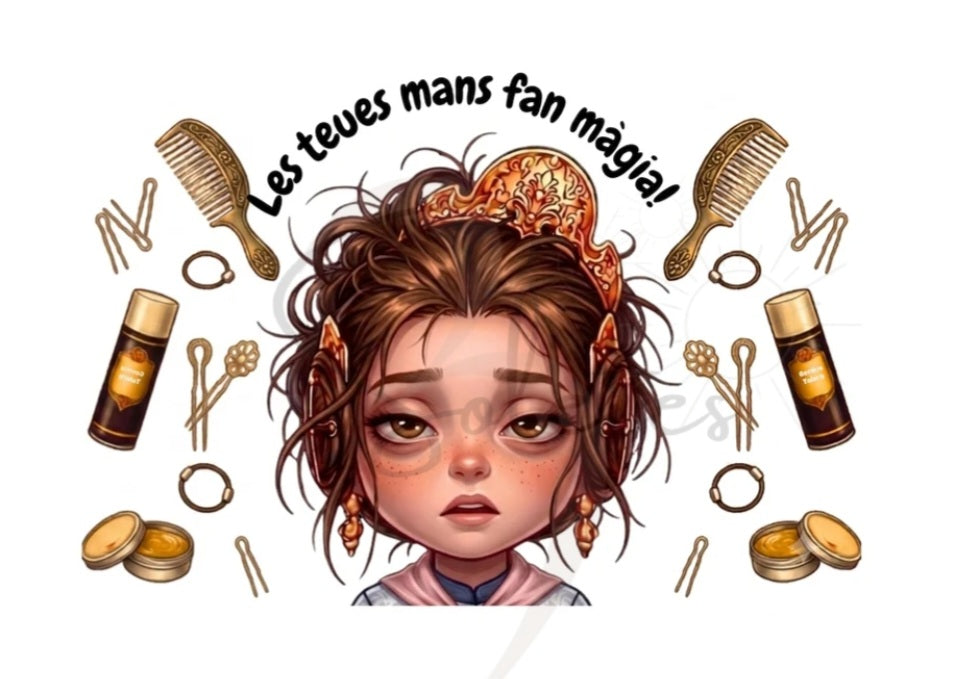 Vaso snowglobe - Les teues mans fan màgia
