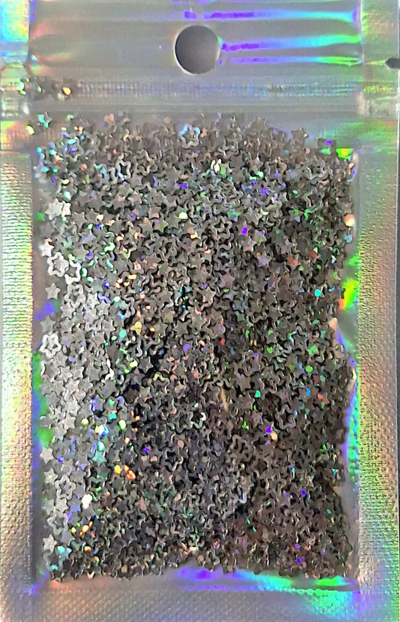 Estrellas Holograficas plata