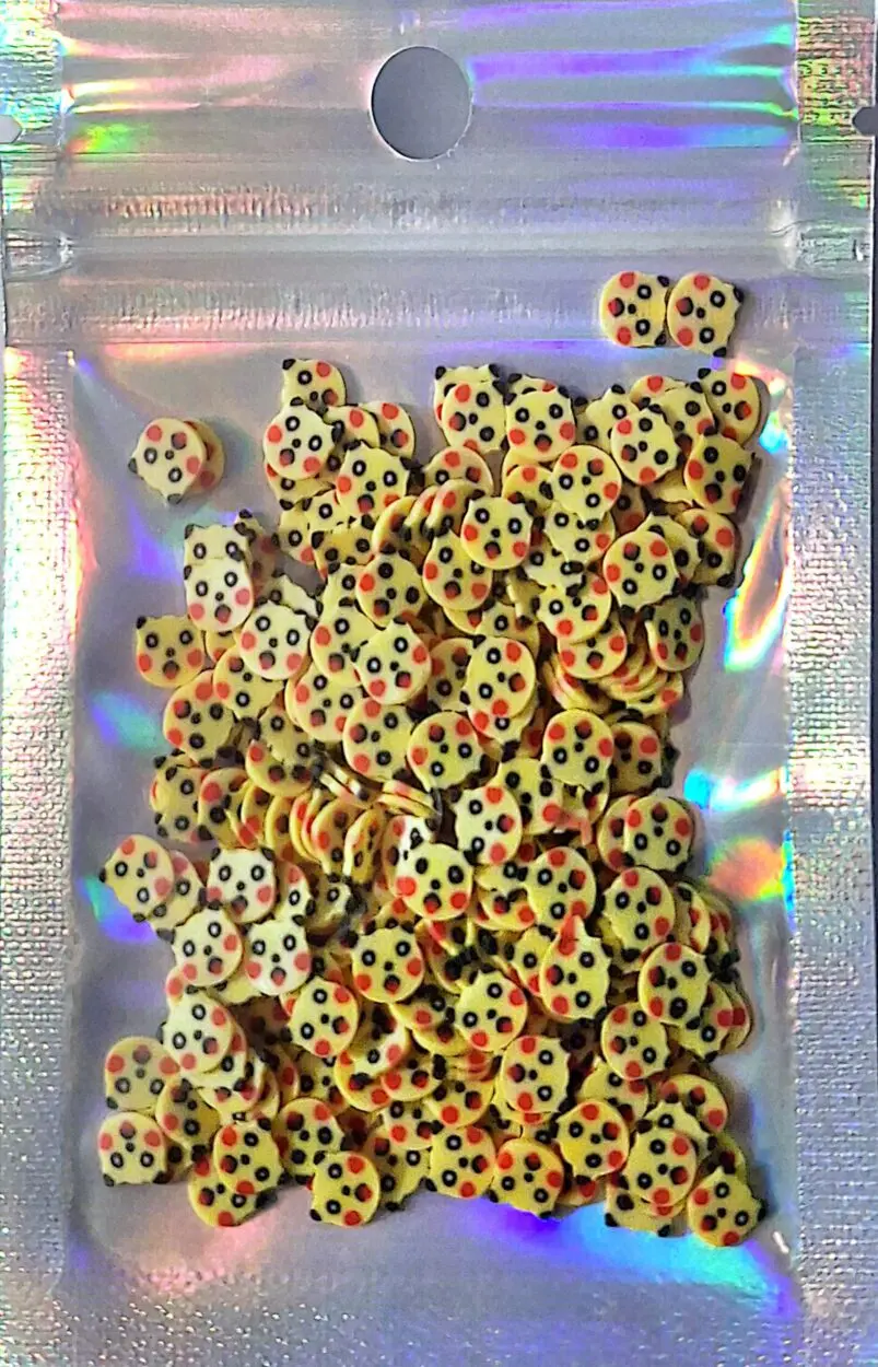 Lamina arcilla polimerica osito amarillo